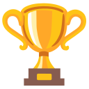 Emoji Troph�e GOOGLE Noto Color, cat�gorie Activit�s Prix & M�dailles ou Sports et r�compenses, sous licence Apache 2.0
