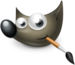 logo et visuel logiciel Gimp