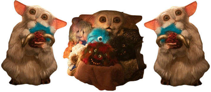 Doctor Who 60 ans Meep au milieu de peluches