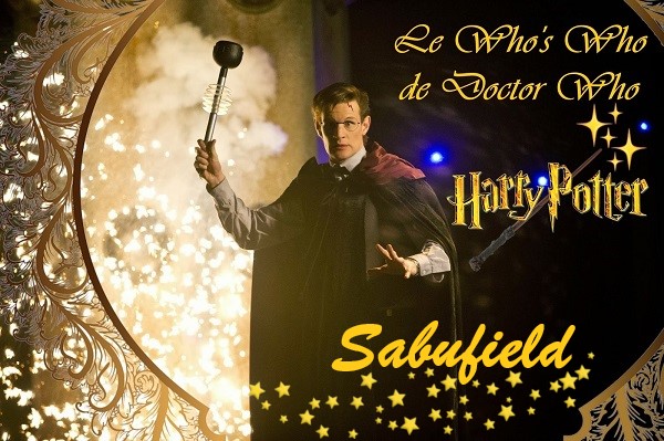 r�compense Who's Who de Doctor Who Sp�cial Harry Potter