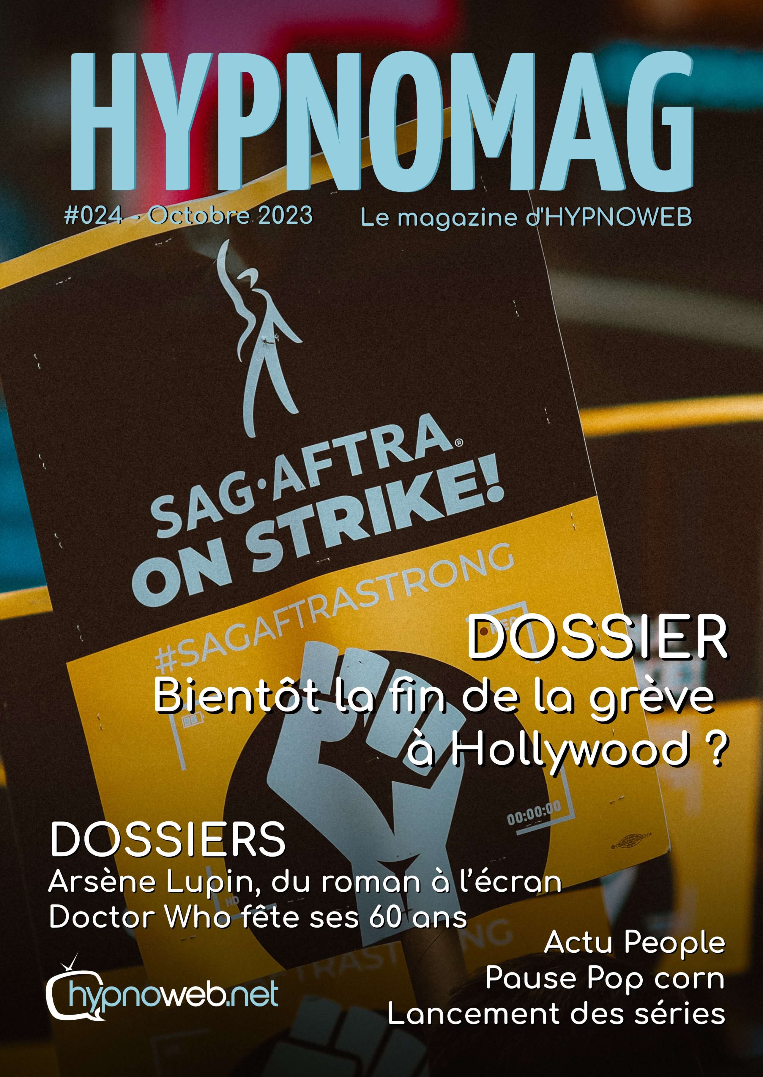 Couverture du magazine HypnoMag 23 paru en Avril 2023.