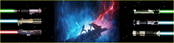 Série The Mandalorian Sabre laser Jedi et Sith