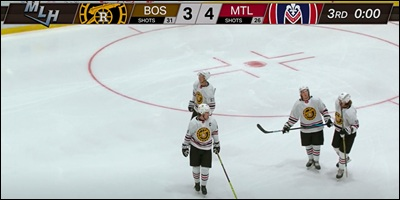 4 hockeyeurs des Boston Raiders