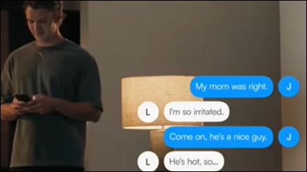 Ilya a une conversation par SMS avec Jane