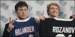 Ilya Rozanov et Shane Hollander sont choisis par leur &eacute;quipe respective