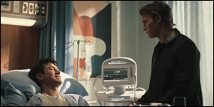 Ilya Rozanov rend visite à Shane Hollander à l'hôpital