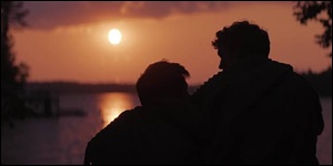 Shane Hollander et Ilya Rozanov profite du levée de soleil