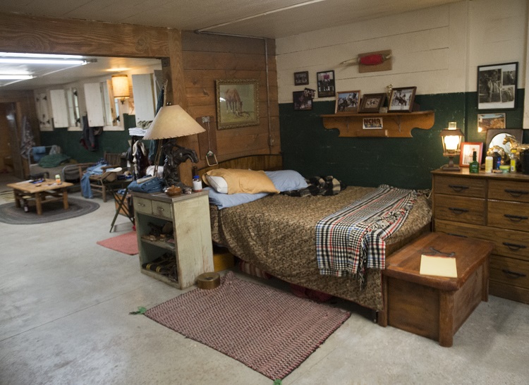 le dortoirs des cowboys de Yellowstone