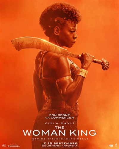 Affiche du film The Woman King avec Viola Davis