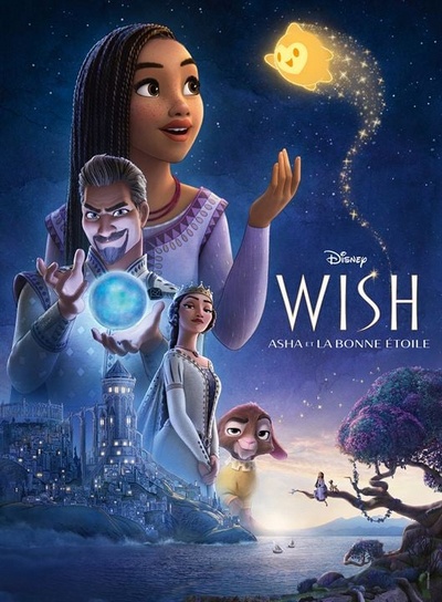 Affiche du film d'animation Wish - Asha et la bonne étoile