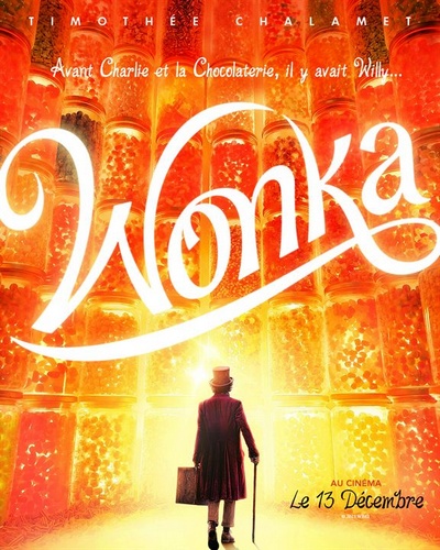 Affiche du film Wonka sorti en 2023