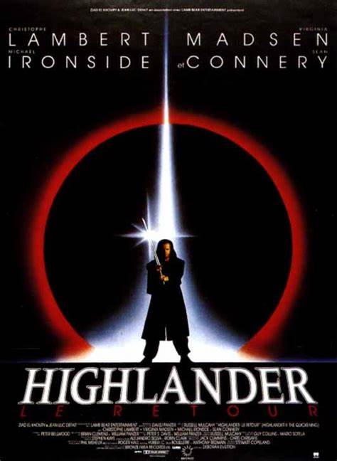 Affiche Highlander le retour