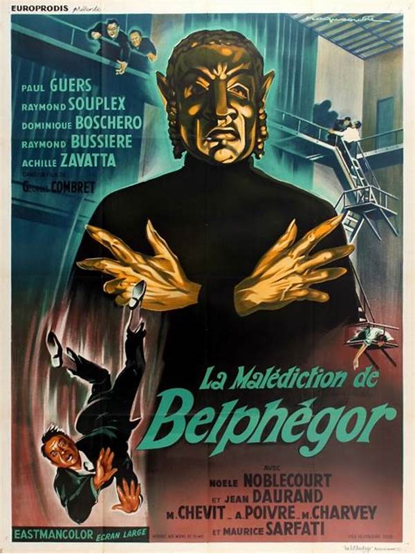 Affiche du film La mal&eacute;diction de Belph&eacute;gor