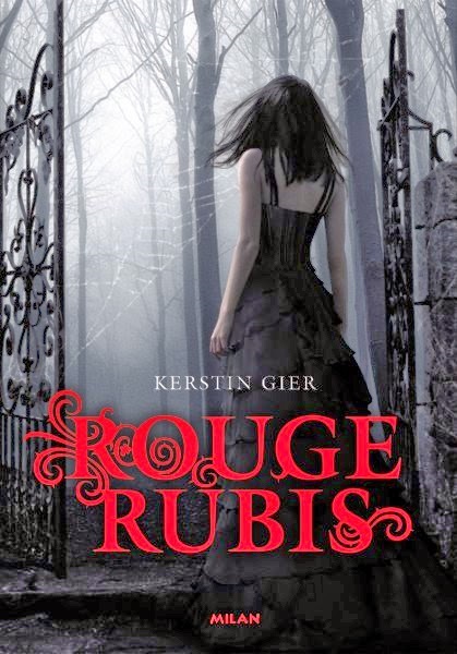 Couverture fran&ccedil;aise du livre Rouge Rubis Editions Milan