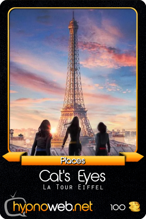 Hypnocard Cat's Eyes : La Tour Eiffel (Places)