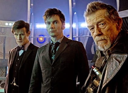 Doctor Who: Le onzième Docteur, le dixième docteur, le war docteur