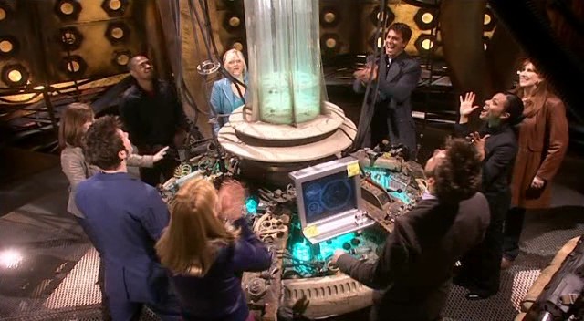Doctor Who: Le dixième Docteur, le docteur metacrisis et tous leurs compagnons
