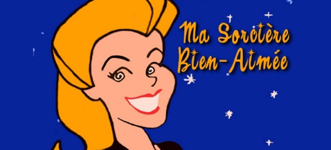 Poster version animée de la série Ma Sorcière Bien-Aimée