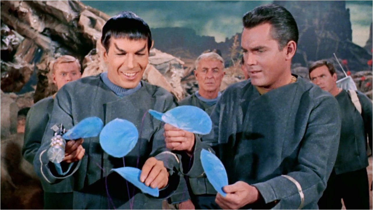 The Cage : Pike et Spock