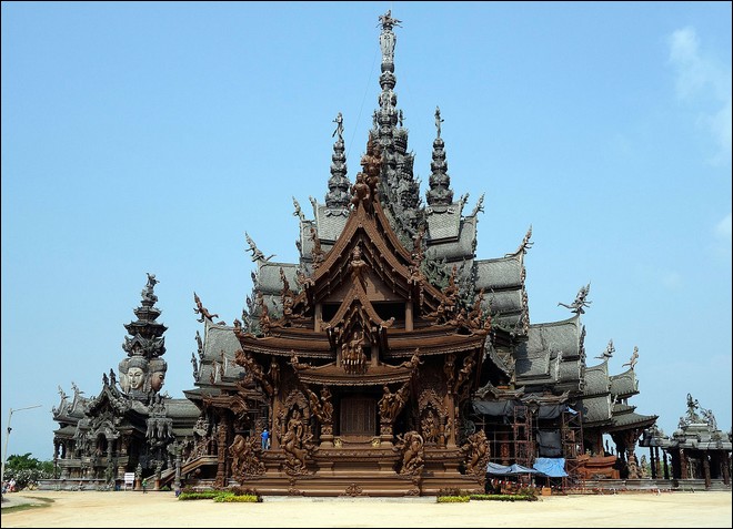 Sanctuary of Truth à Pattaya en Thaïlande