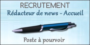 Annonce recrutement pour le poste de rédacteur de news de la partie Accueil d'Hypnoweb