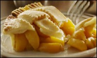 Reacher, tarte aux p&ecirc;ches