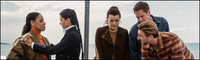 Ziva (Cote de Pablo), Tony (Michael Weatherly), Boris (Maximilian Osinski) et toute l'&eacute;quipe r&eacute;unis - 1.10