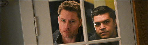 Tracker - 1.13 - Colter (Justin Hartley) est arrêté par un flic (Jason Diaz).