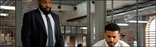 Mike (Ryan Broussard) au bureau de la MPU avec Bill Houston (Malcolm-Jamal Warner) - Alert 3.02