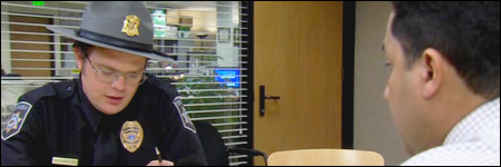 Dwight interroge Oscar, the office
