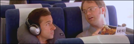 Michael et Dwight en route pour un s&eacute;minaire, the office