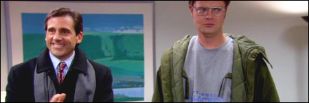 Michael ramène Dwight au bureau, the office