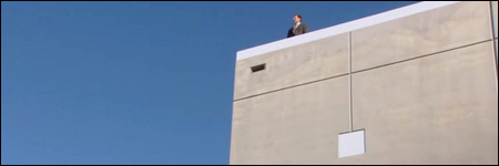 Michael est sur le toit de l'immeuble, the office