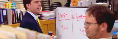 Andy et Dwight, the office